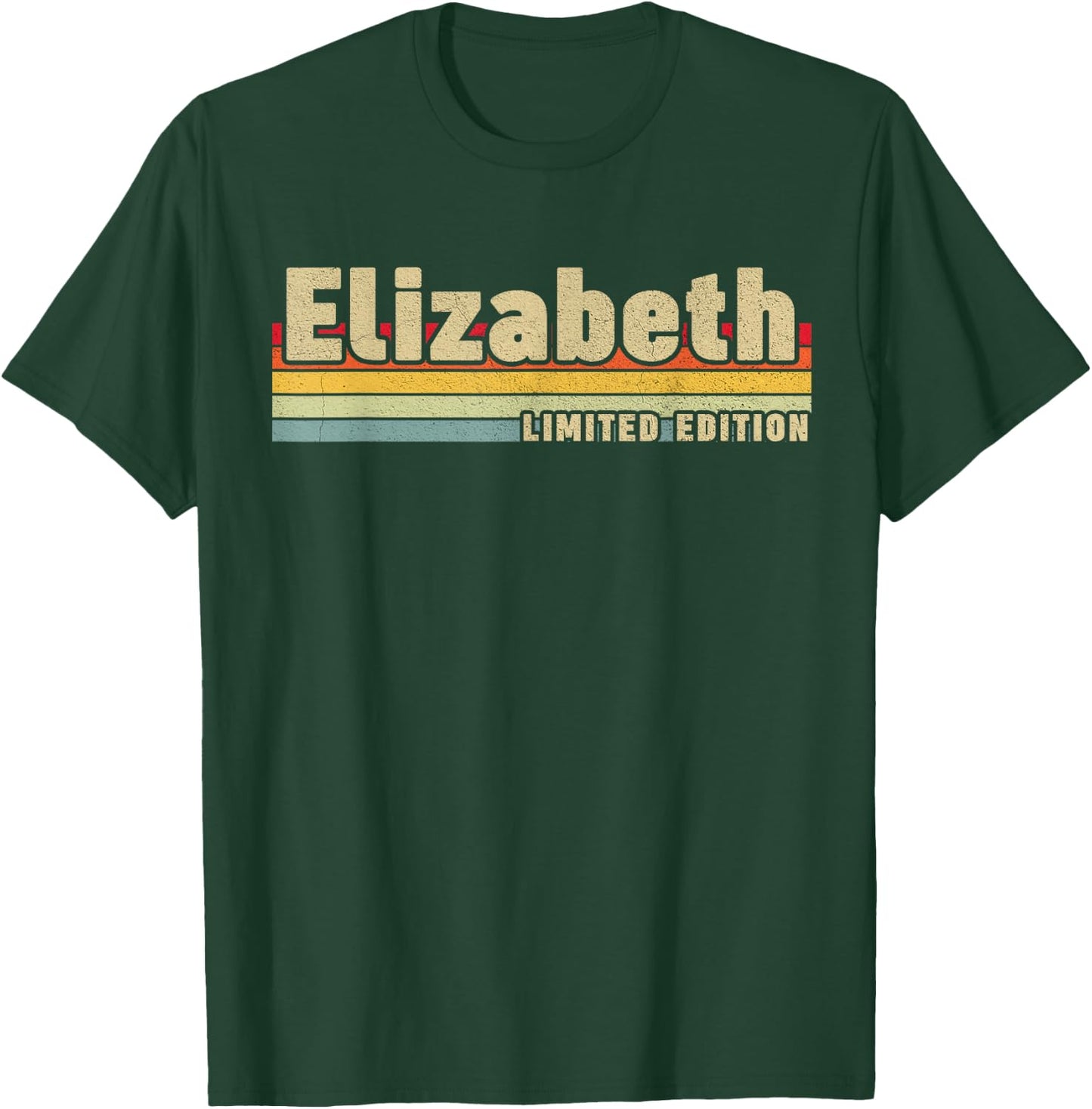 Elizabeth Gift Name Personalized Birthday Funny Christmas T-Shirt - T-Shirt | Forest