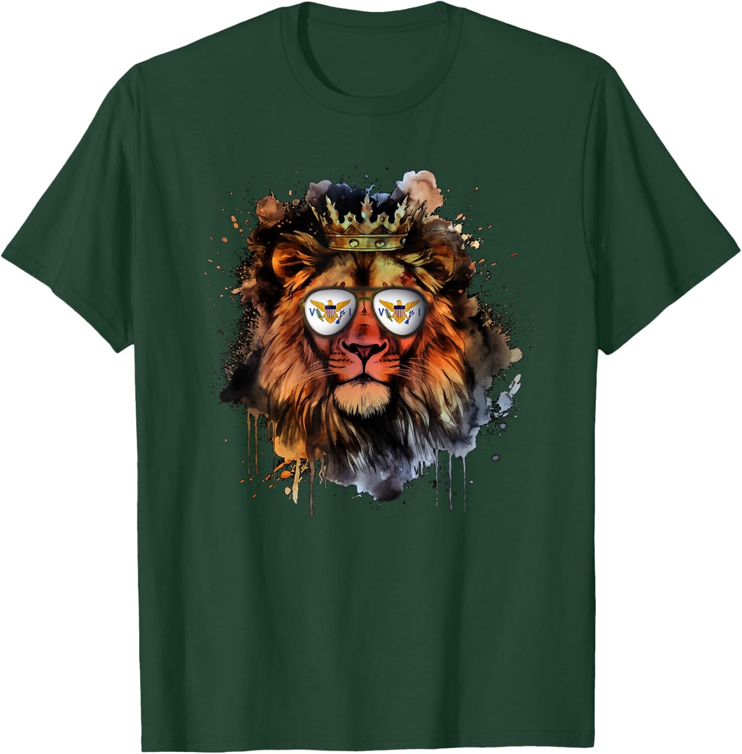 American Virgin Islands T-Shirt - T-Shirt | Forest