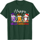 Happy Hallothanksmas Beer Halloween Thanksgiving Christmas T-Shirt - T-Shirt | Forest