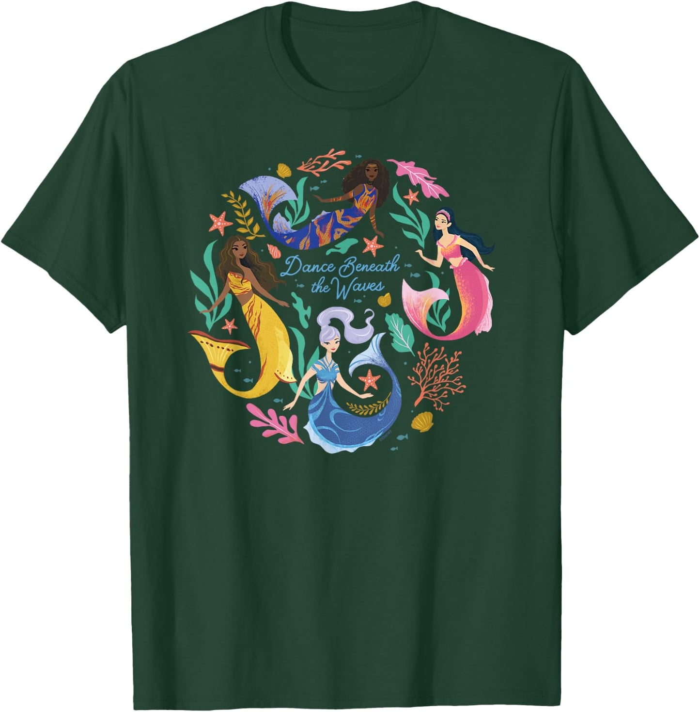 Disney The Little Mermaid Dance Beneath the Waves T-Shirt - T-Shirt | Forest