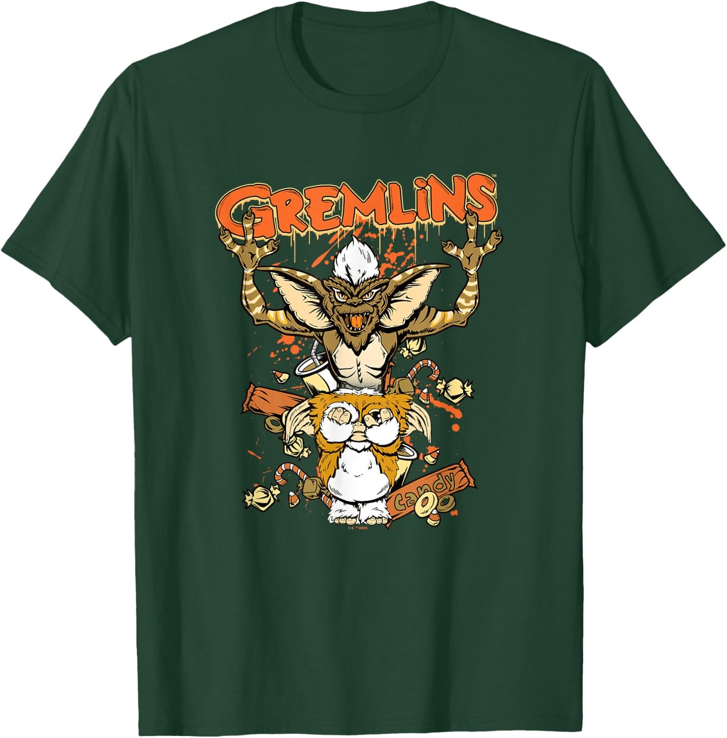 Gremlins Halloween Gizmo Candy Change Crunch T-Shirt - T-Shirt | Forest