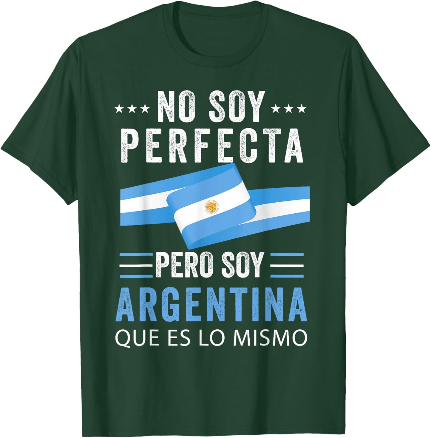 Argentina Argentinian Flag Women Camisa Mujer Bandera T-Shirt - T-Shirt | Forest