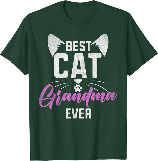 Best Cat Grandma Ever Cat Grandma Women T-Shirt - T-Shirt | Forest