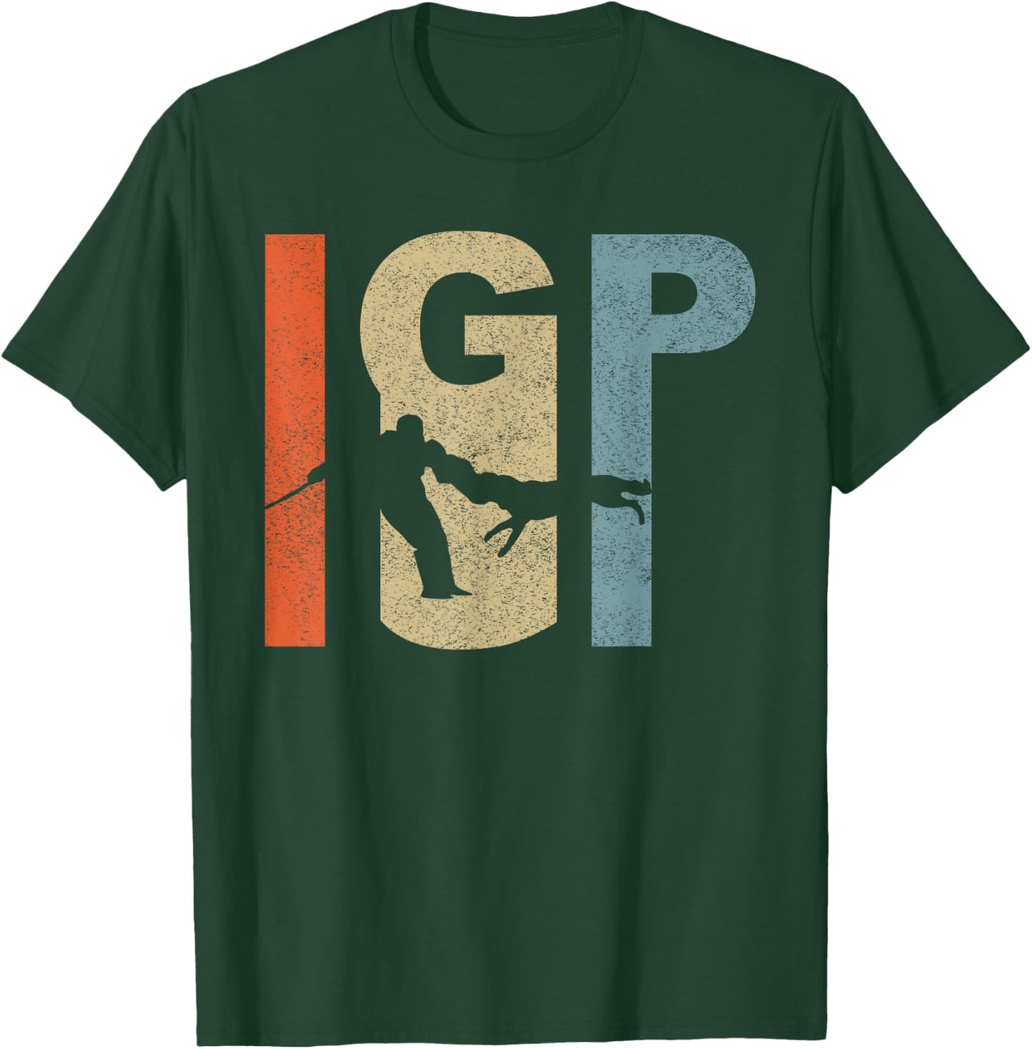 IGP Dog Protection Service IPO Training T-Shirt - T-Shirt | Forest