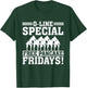 O-line Special Free Pancake Lineman Offensive Line Football T-Shirt - T-Shirt | Forest