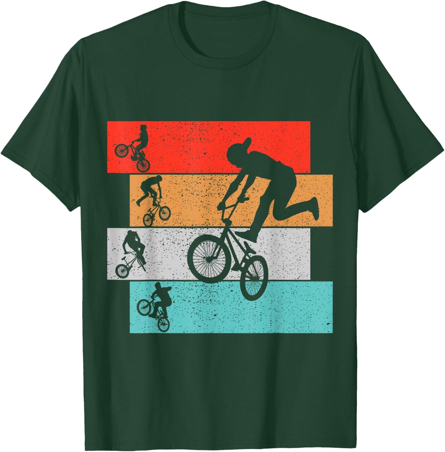 BMX Bike Children's Boys T-Shirt - T-Shirt | Forest