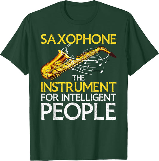 Cool Saxophone Art Women Kids Sax Saxophone Player T-Shirt - T-Shirt | Forest
