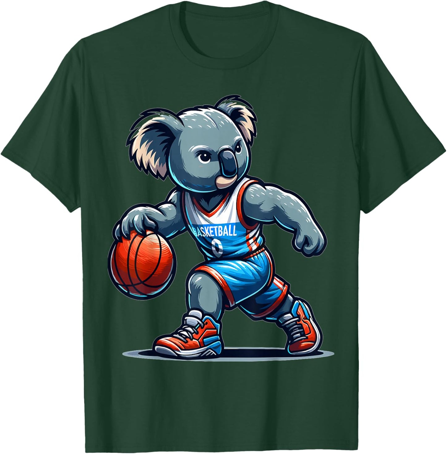 Basketball Koala Bear for Koala Bear lovers and Koala Bear T-Shirt - T-Shirt | Forest