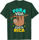 Pura Vida Costa Rica Sloth Sleepy Lazy Summer Vacation Lover T-Shirt - T-Shirt | Forest