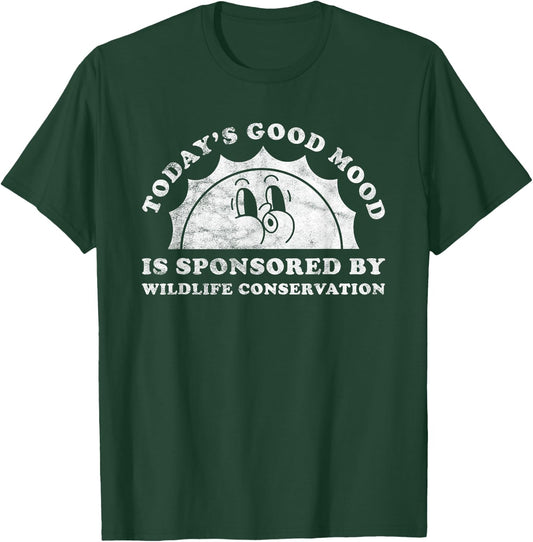 Funny Cute Retro Wildlife Conservation Animal Conservation T-Shirt - T-Shirt | Forest