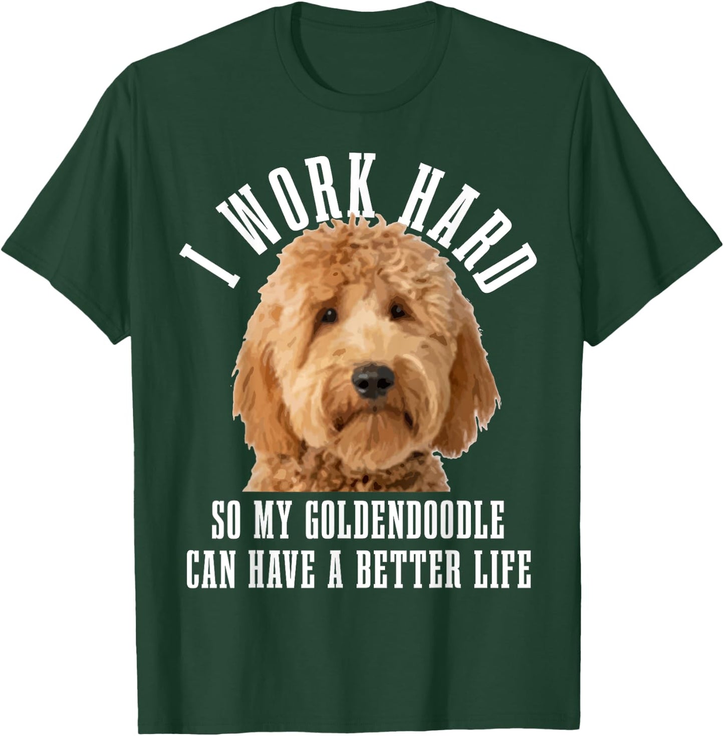 Goldendoodle Mom Doodle Dog Dad Funny T-Shirt - T-Shirt | Forest