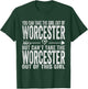 Girl Out Of Worcester Massachusetts Hometown Home Worcester T-Shirt - T-Shirt | Forest