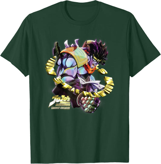 JoJo's Bizarre Adventure Stardust Crusaders Star Platinum T-Shirt - T-Shirt | Forest