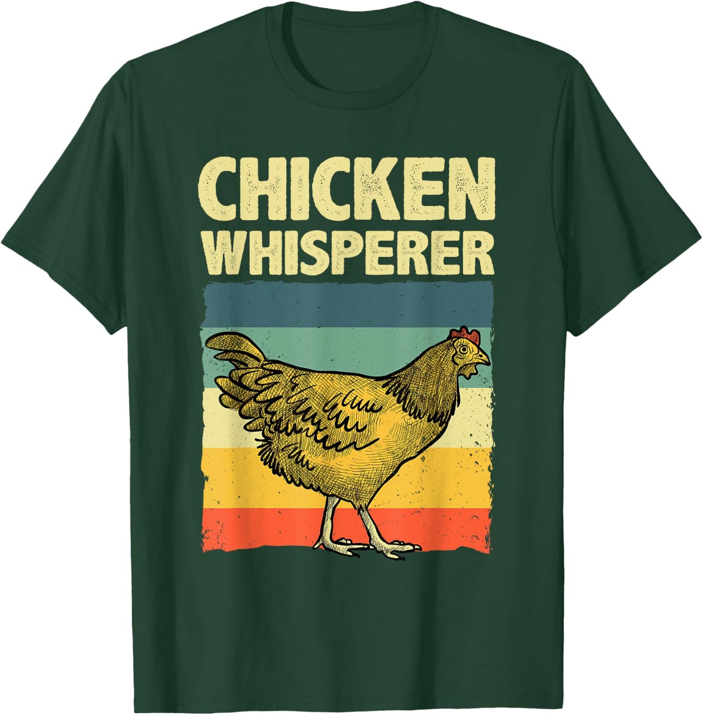 Cute Chicken Whisperer Women Chicken Farmer Lover T-Shirt - T-Shirt | Forest