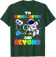 To Kindergarten And Beyond Astronaut Back To School Funny T-Shirt - T-Shirt | Forest