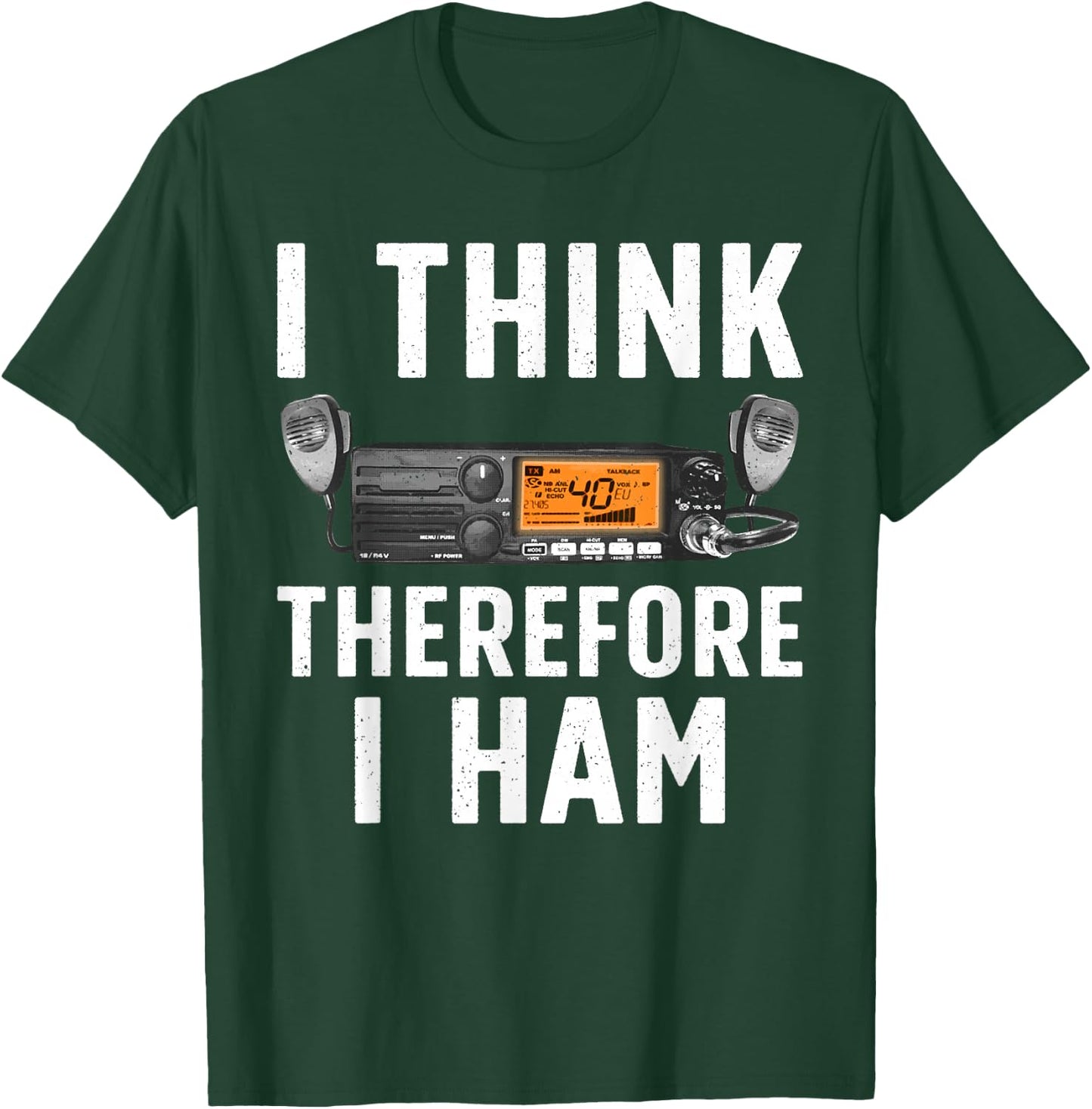 Funny Ham Radio Art Women Ham Operator Amateur Radio T-Shirt - T-Shirt | Forest