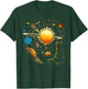 Cat And Planets - Galaxy Stars Kitten Kitty Animal Pet Lover Men Women Kids T-Shirt - T-Shirt | Forest