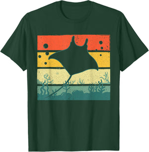 Funny Stingray Design Women Kids Ocean Animal Lovers T-Shirt - T-Shirt | Forest