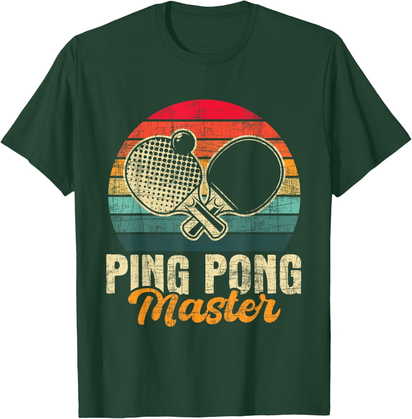 Ping Pong Master - Table Tennis Player Sports Tournament T-Shirt - T-Shirt | Forest