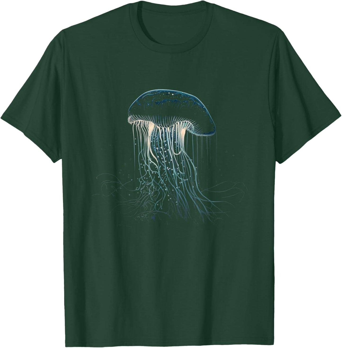 Jellyfish Ocean Animal Scuba Diving Jelly Fish T-Shirt - T-Shirt | Forest