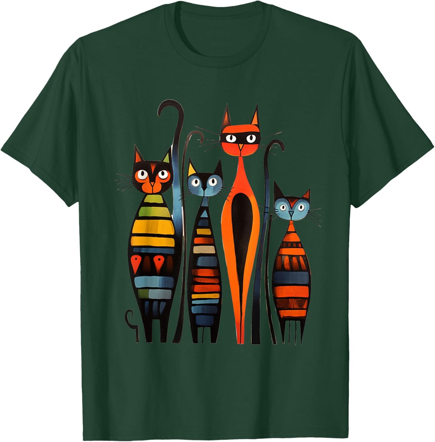 Century Art Kitten Lover Artwork Classic Cute Cat Men Women Kids T-Shirt - T-Shirt | Forest