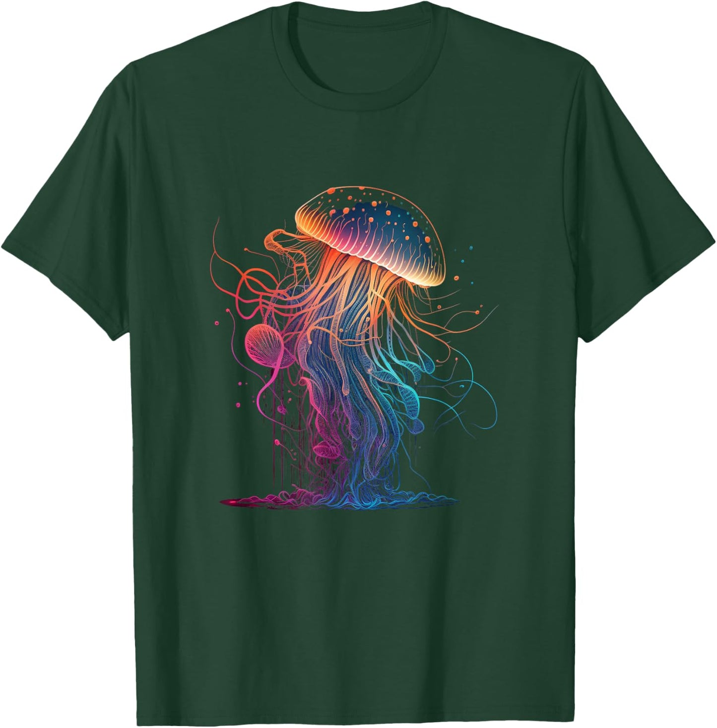 Jellyfish Ocean Animal Scuba Diving Jelly Fish T-Shirt - T-Shirt | Forest