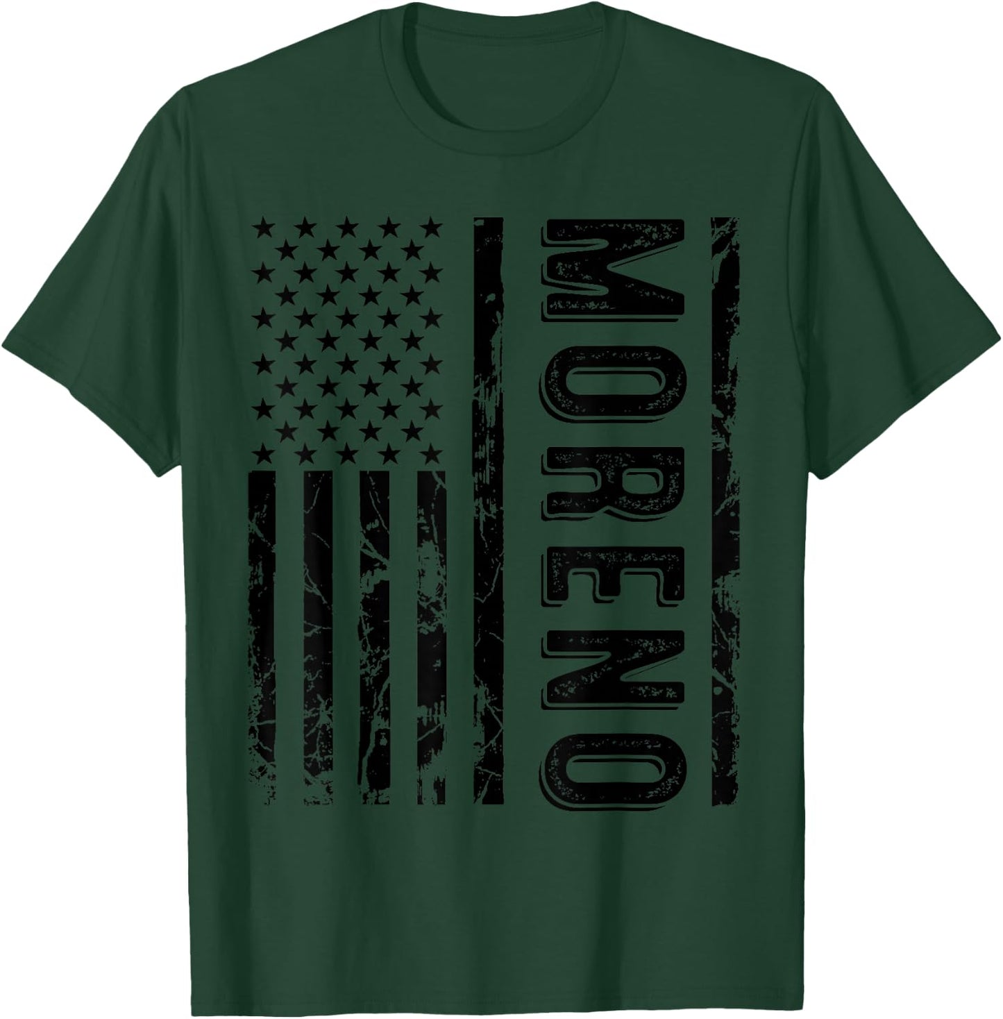 Moreno Last Name Funny Surname Team Moreno Family Reunion T-Shirt - T-Shirt | Forest