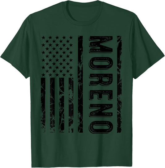 Moreno Last Name Funny Surname Team Moreno Family Reunion T-Shirt - T-Shirt | Forest
