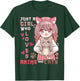 Anime Cat Girl Just a Girl Who Loves Anime and Cats T-Shirt - T-Shirt | Forest