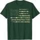 Husband Dad Protector Hero For Christmas Camo American Flag T-Shirt - T-Shirt | Forest