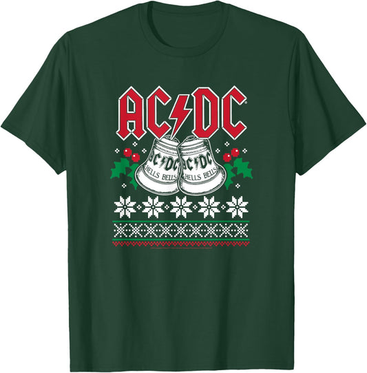 ACDC - Hells Bells Christmas T-Shirt - T-Shirt | Forest