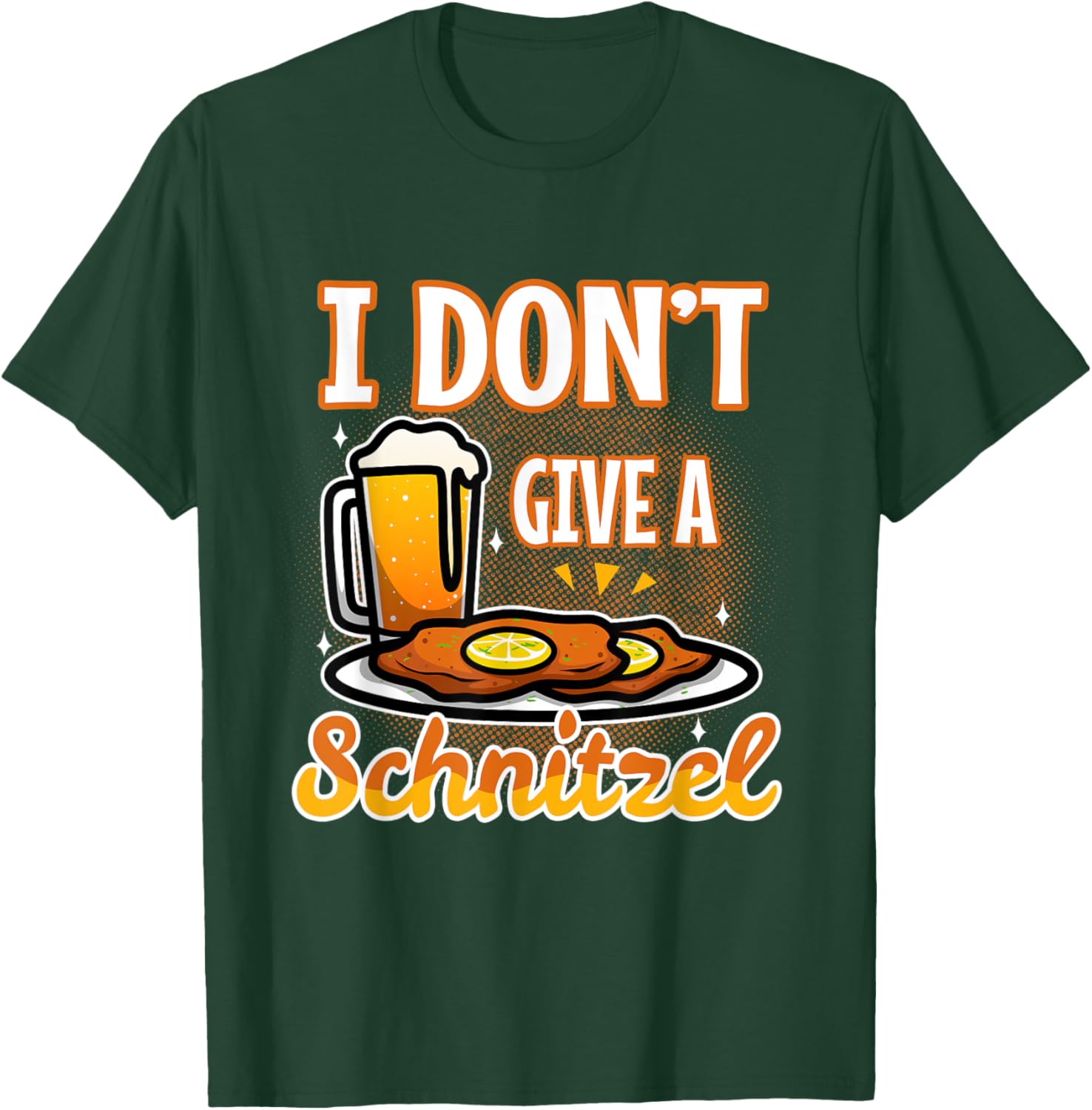 I don't give a Schnitzel T-Shirt - T-Shirt | Forest