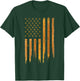 Beekeeping American Flag Honeycomb Honey Bees Beekeeper T-Shirt - T-Shirt | Forest