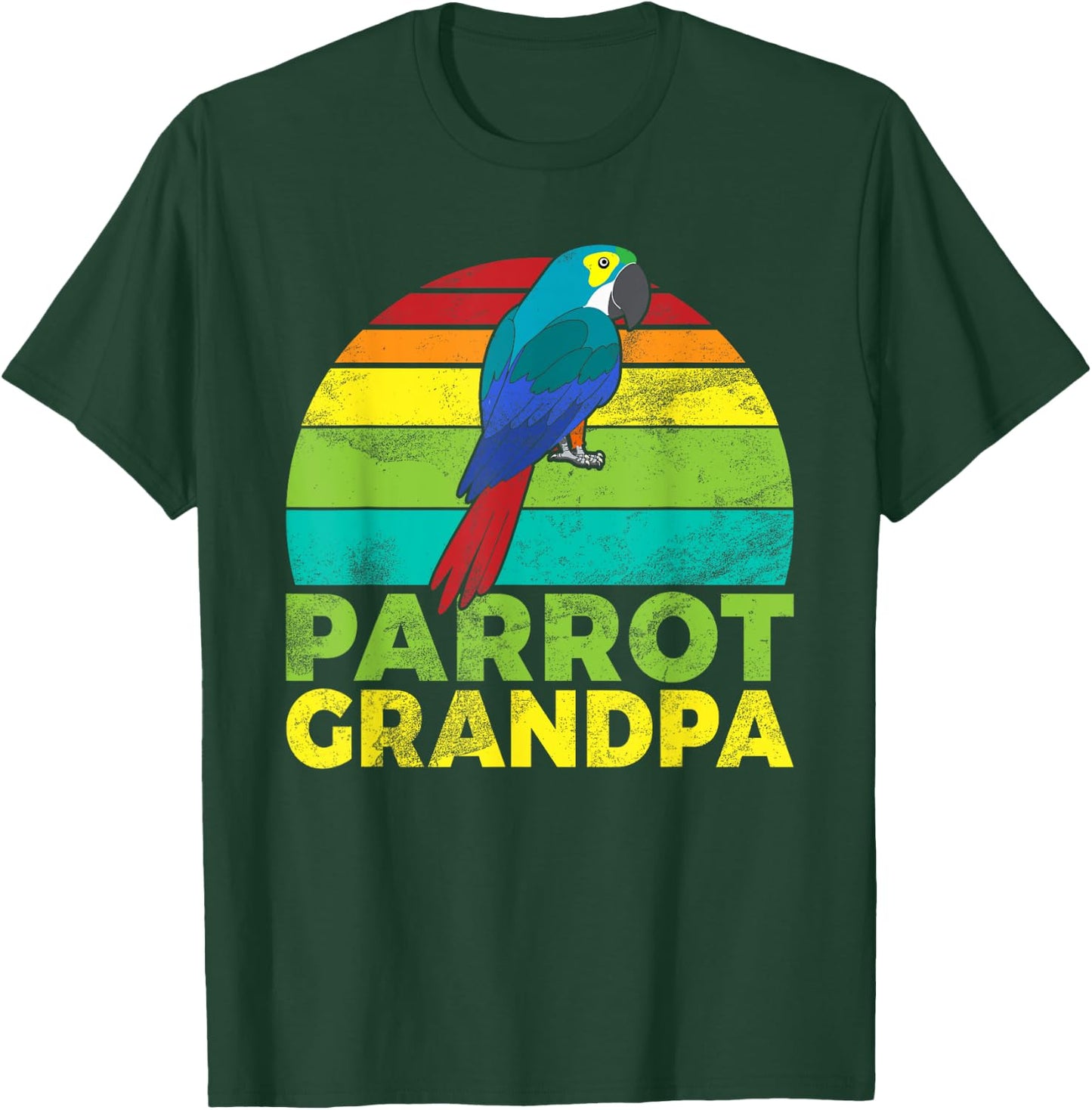 Parrot Grandpa T-Shirt - T-Shirt | Forest