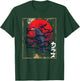 Gothic Raven Red Moon Black Crow T-Shirt - T-Shirt | Forest