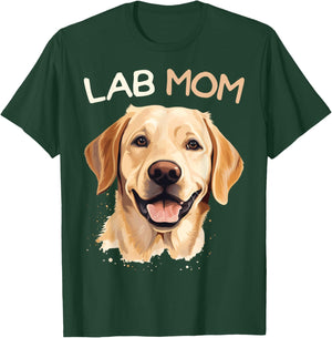 Labrador Retriever Dog Lab Mom Women T-Shirt - T-Shirt | Forest