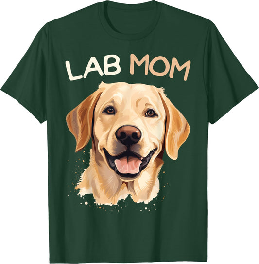 Labrador Retriever Dog Lab Mom Women T-Shirt - T-Shirt | Forest