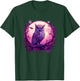 Full Moon Owl Pink Purple Dream Catcher Women Cute Kid T-Shirt - T-Shirt | Forest