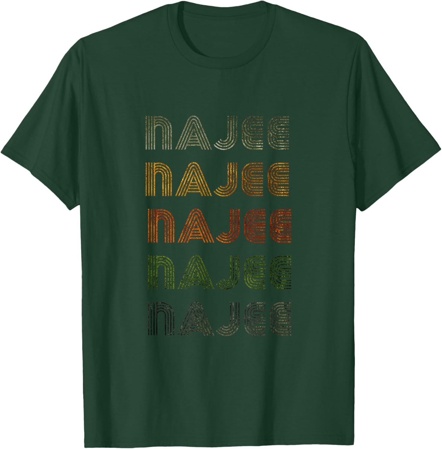 Love Heart Najee Grunge/Vintage Style Black Najee T-Shirt - T-Shirt | Forest