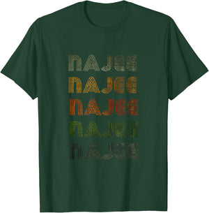 Love Heart Najee Grunge/Vintage Style Black Najee T-Shirt - T-Shirt | Forest