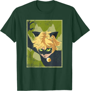 Miraculous Ladybug Vintage Collection with Cat Noir T-Shirt - T-Shirt | Forest