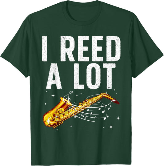 Funny Saxophone Design Women Tenor Saxophone Player T-Shirt - T-Shirt | Forest
