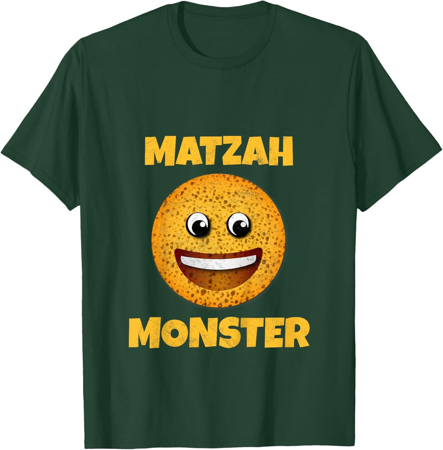 Matzah Monster Funny Passover Matzo Ball Pesach Seder Jewish T-Shirt - T-Shirt | Forest