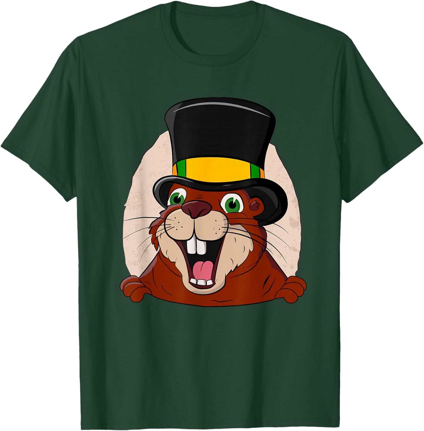 Punxsy Phil's Cute Groundhog Day February 2nd Holiday Design T-Shirt - T-Shirt | Forest