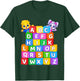 Colorful Alphabet Letters A to Z for Kids by Lucas & Friends T-Shirt - T-Shirt | Forest