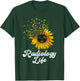 Radiology Life Sunflower Yellow Flower Quote T-Shirt - T-Shirt | Forest