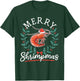 Shrimp Seafood Shellfish - Merry Shrimpmas Christmas T-Shirt - T-Shirt | Forest