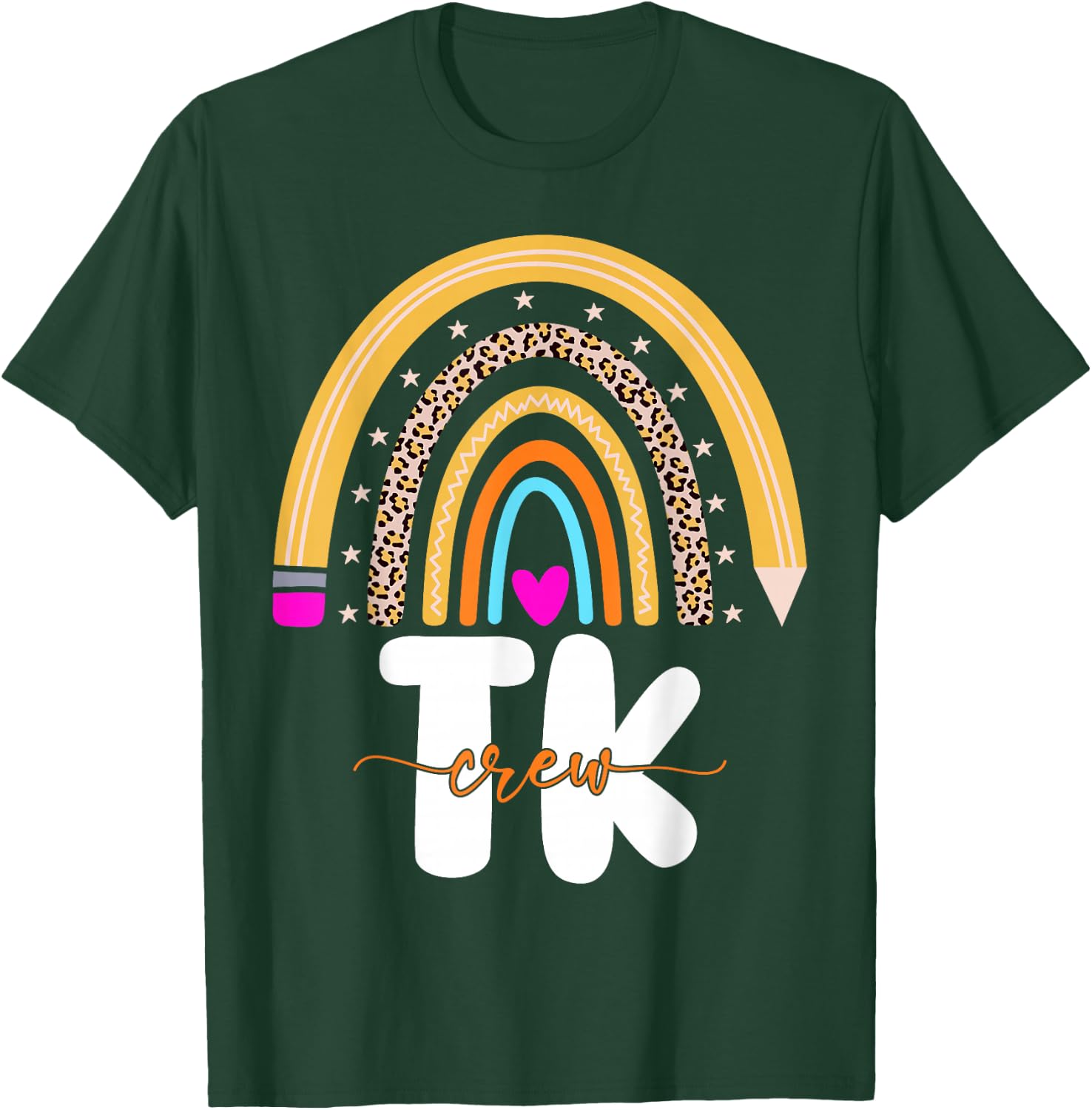 Team TK Transitional Kindergaten TK Crew Squad Teacher Kids T-Shirt - T-Shirt | Forest