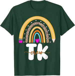 Team TK Transitional Kindergaten TK Crew Squad Teacher Kids T-Shirt - T-Shirt | Forest