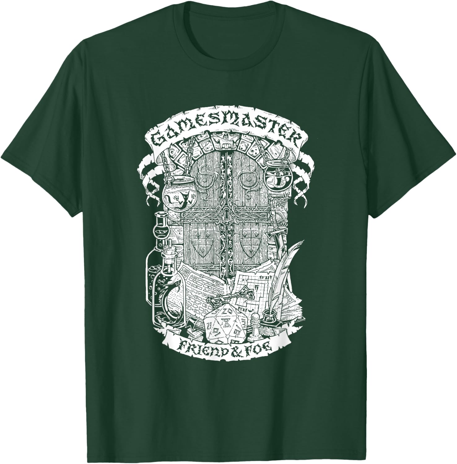 Fantasy Role-Playing Game (RPG) Gamesmaster T-Shirt - T-Shirt | Forest